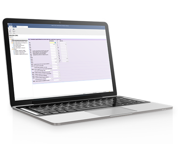 Schermata PROFIS Fiscale per la consulenza fiscale