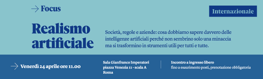Siamo alla tavola rotonda “Realismo artificiale”