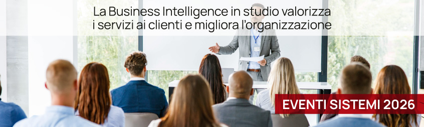 Evento “La Business Intelligence in studio valorizza i servizi ai clienti e migliora l’organizzazione” con l’ODCEC - Bologna
