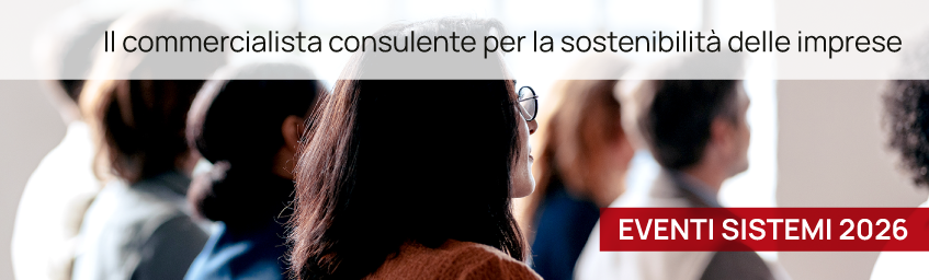 Evento “Il commercialista consulente per la sostenibilità delle imprese” con l’ODCEC - webinar
