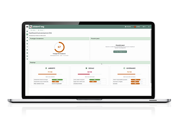 Autovalutazione ESG con il software Sistemi ESG