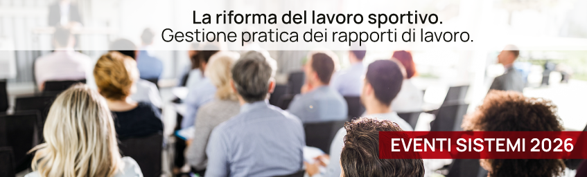 Evento  “La riforma del lavoro sportivo. La gestione pratica dei rapporti di lavoro” con l’Ordine dei Consulenti del Lavoro - Ragusa