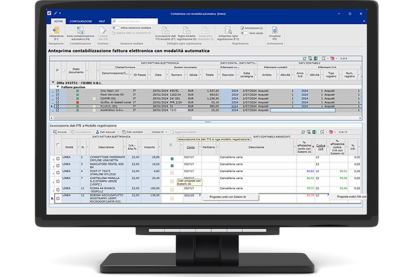 PROFIS Contabile per automatizzare la contabilità delle aziende clienti